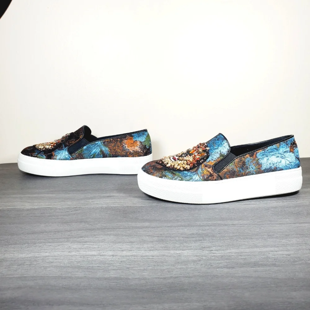 Steve Madden Fiasco Beaded Lion Sneaker size 7 - Picture 8 of 10